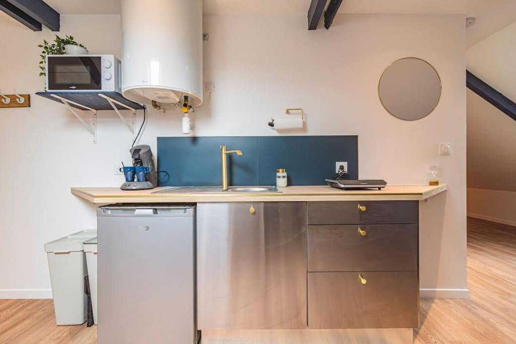 L'Azur Dore, Studio Pour 2 Voyageurs Isles-sur-Suippe Eksteriør bilde